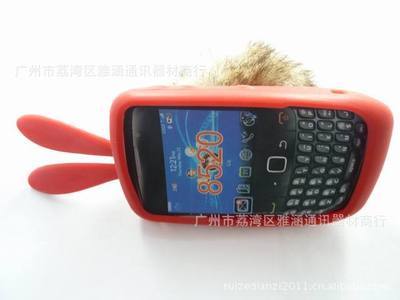 黑莓8520兔子硅膠套 現貨促銷，歡迎訂購